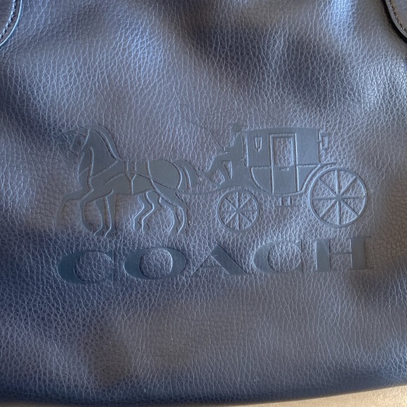 Coach Embossed horse and carriage tote - Picture 3 of 13